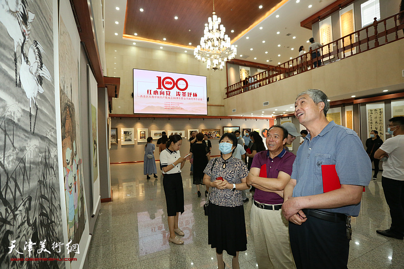 西青区庆祝中国共产党成立100周年群众书画比赛优秀作品展