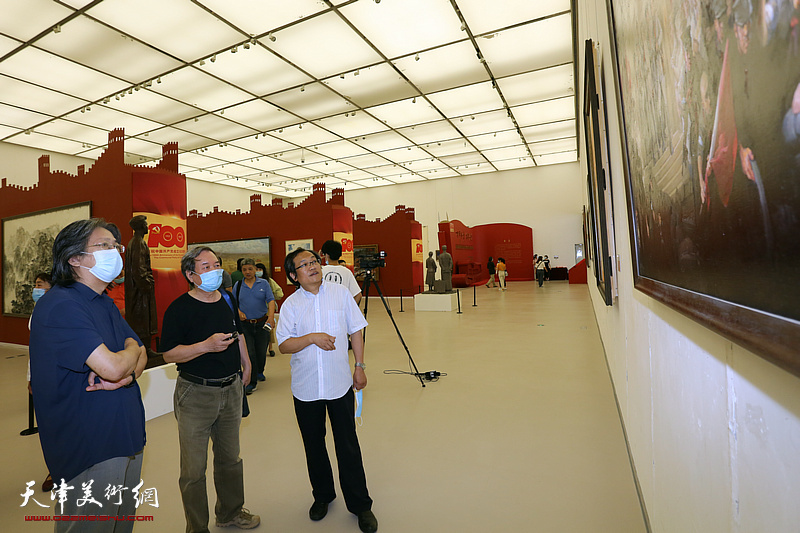 天津市庆祝中国共产党成立100周年美术作品展