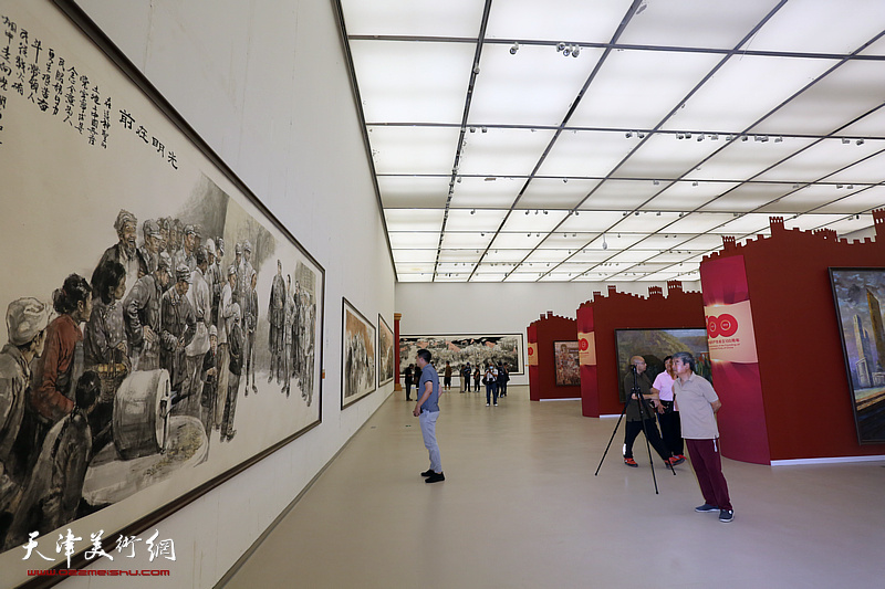 天津市庆祝中国共产党成立100周年美术作品展