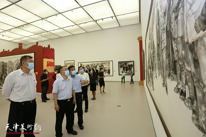 天津市庆祝中国共产党成立100周年美术作品展