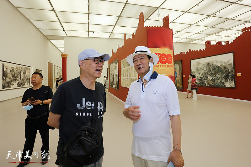 天津市庆祝中国共产党成立100周年美术作品展