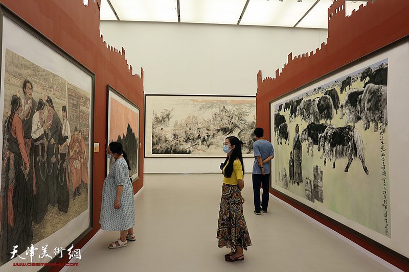 天津市庆祝中国共产党成立100周年美术作品展