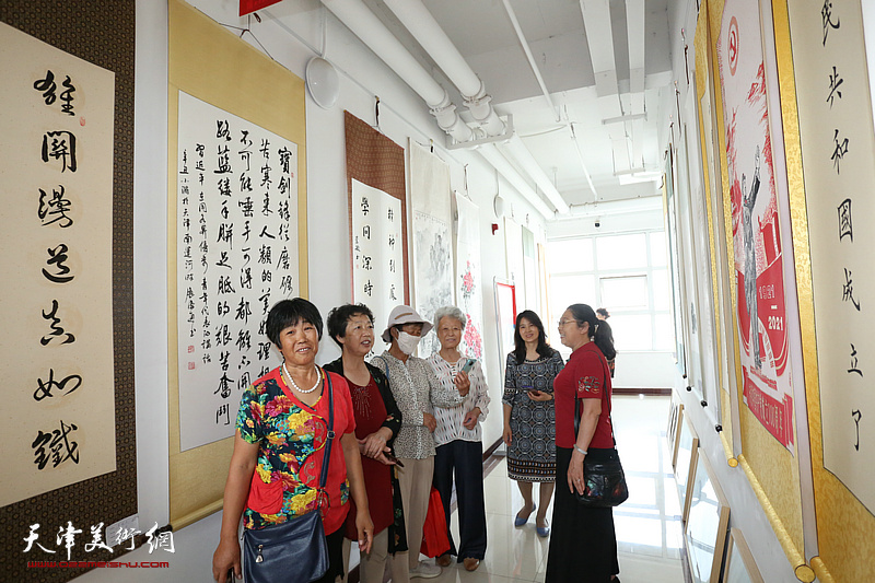 庆祝中国共产党建党一百周年天津市静海区书画作品展