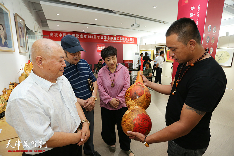 庆祝中国共产党建党一百周年天津市静海区书画作品展