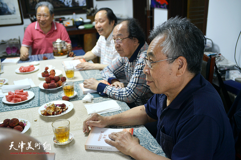 赵树松在学习党史活动现场。