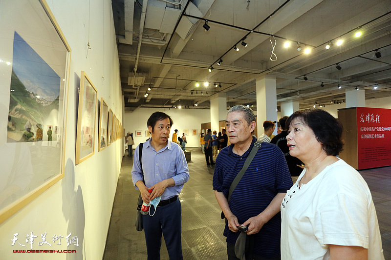 光辉历程·庆祝中国共产党建党100周年天津插图艺术作品展