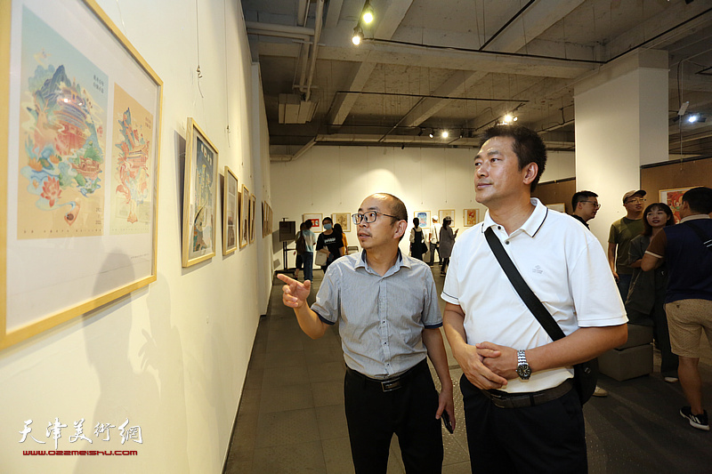 光辉历程·庆祝中国共产党建党100周年天津插图艺术作品展