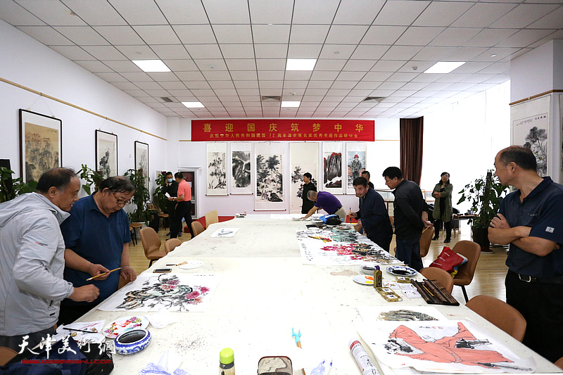 庆祝中华人民共和国成立72周年京津冀名家优秀书画作品网络展