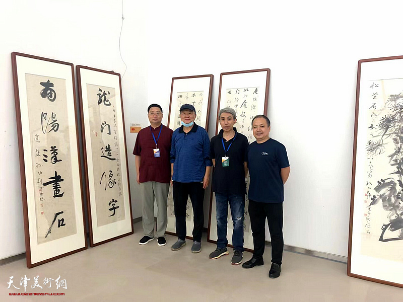 “ 耄学日新——孙伯翔书画艺术展”布展现场。