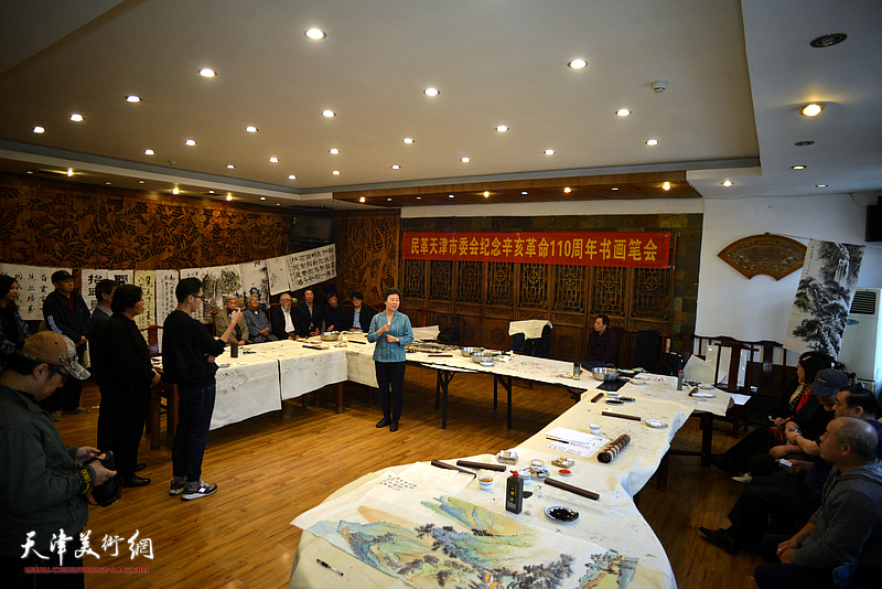 民革天津市委会纪念辛亥革命110周年书画笔会10月9日在津举行。