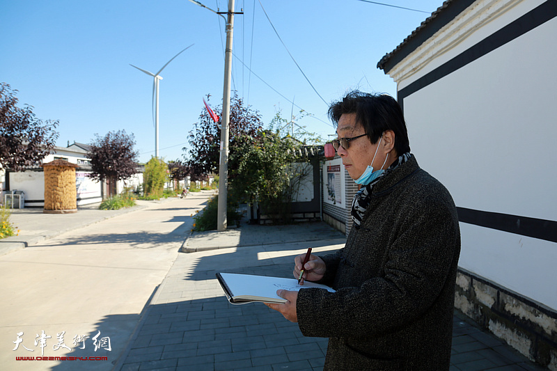 天津美术家871重大生态建设工程实地采风描绘生态天津