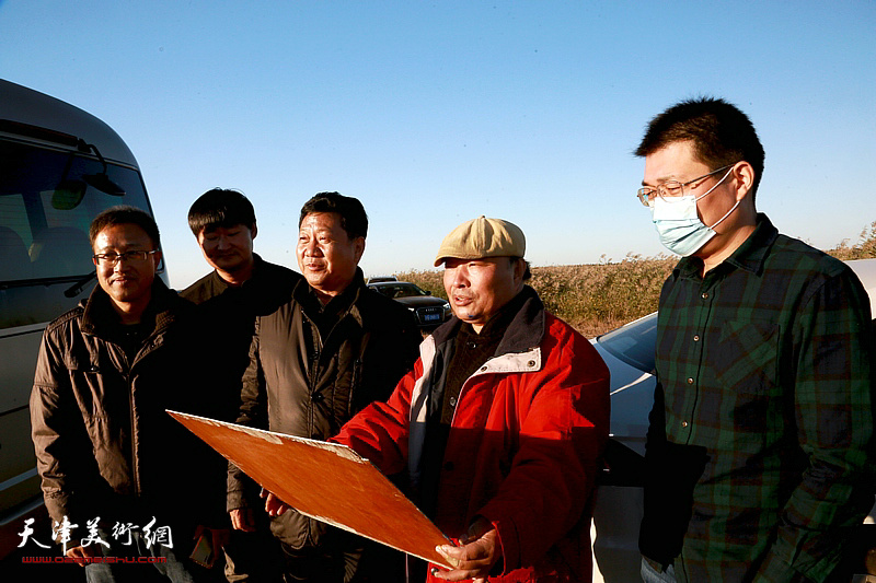 天津美术家871重大生态建设工程实地采风描绘生态天津