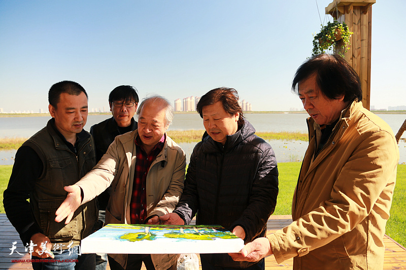 天津美术家871重大生态建设工程实地采风描绘生态天津