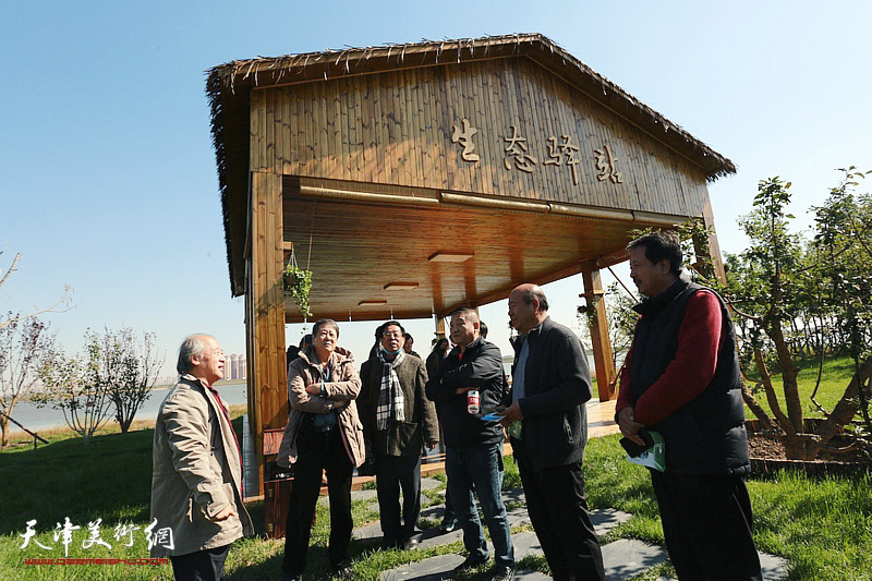 天津美术家871重大生态建设工程实地采风描绘生态天津