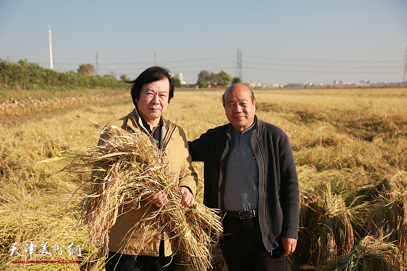 天津美术家871重大生态建设工程实地采风描绘生态天津