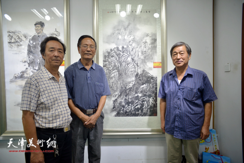 天津市河东区举行喜迎党的十九大书画作品展 2017.9.20