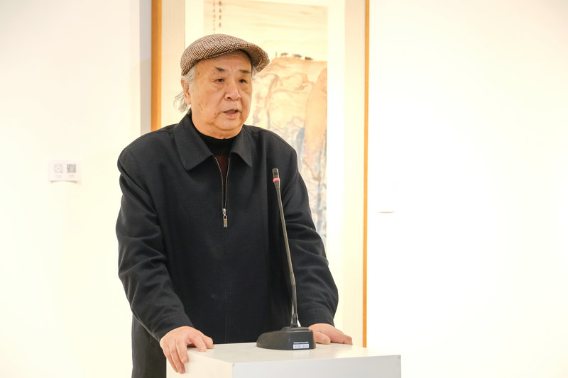 天津美术学院教授、美术史论家王振德致辞。