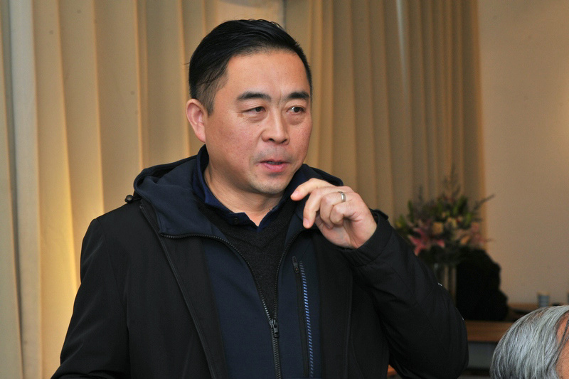 天津大风堂画院常务理事田丰先生发言。