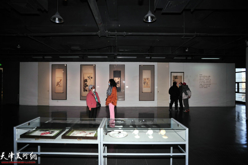 “大美之艺——爱新觉罗·溥佐艺术展”现场。