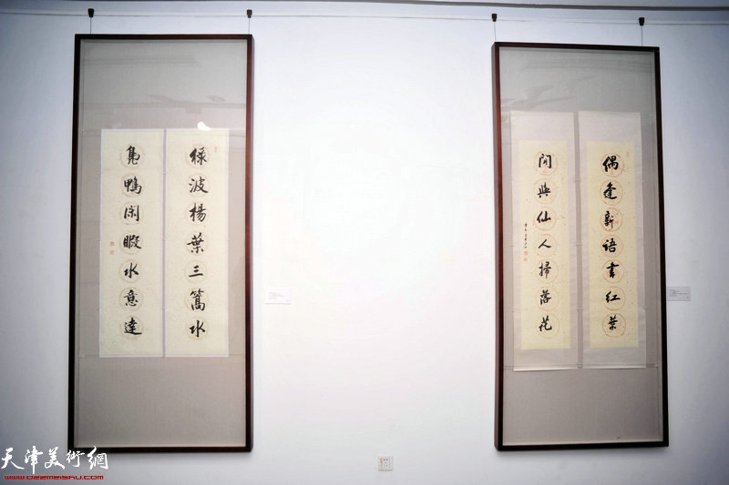 “大美之艺——爱新觉罗·溥佐艺术展”展出的溥佐先生作品。