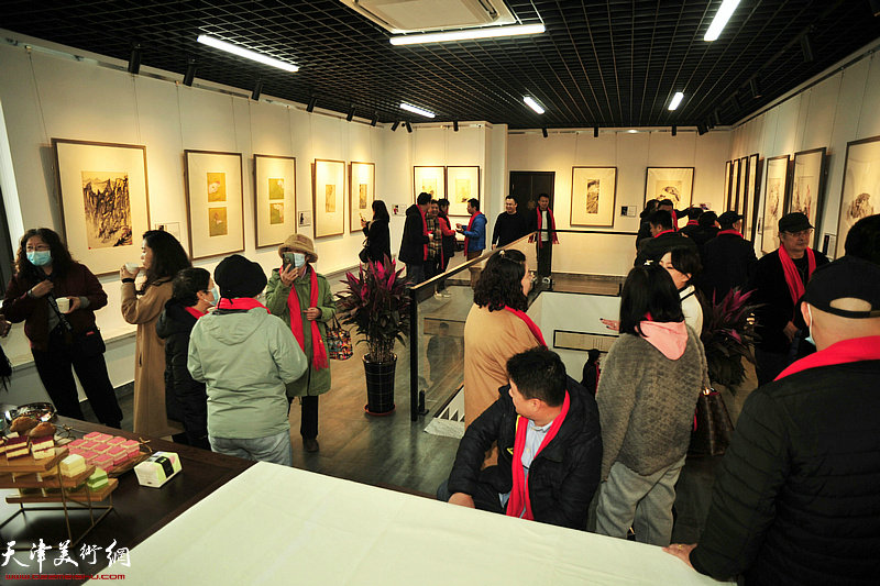 展子虔艺术馆（天津馆）开馆，首展京津鲁冀中国画名家小品展。