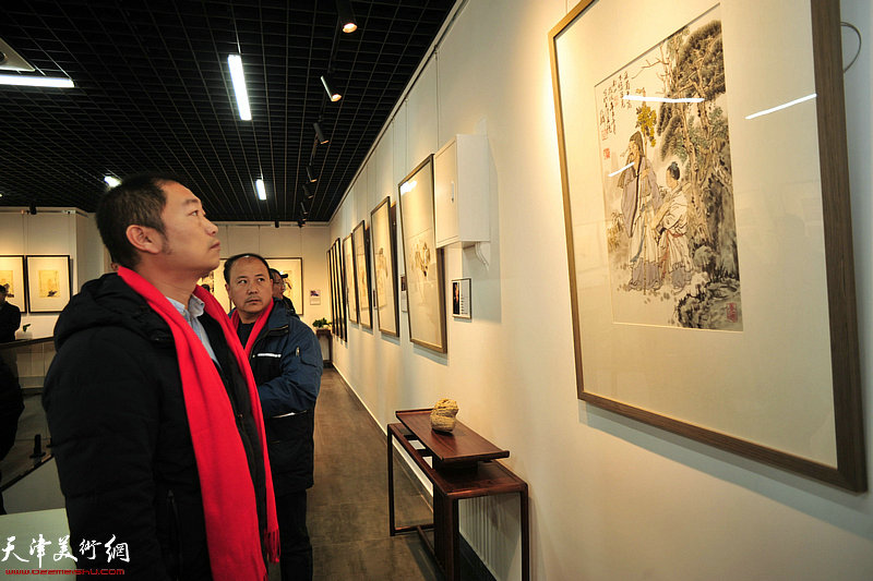 展子虔艺术馆（天津馆）开馆，首展京津鲁冀中国画名家小品展。