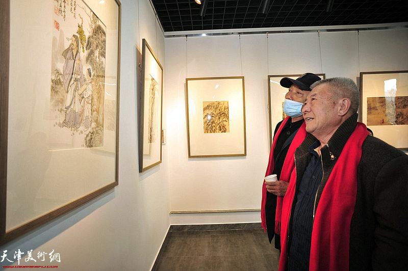 展子虔艺术馆（天津馆）开馆，首展京津鲁冀中国画名家小品展。