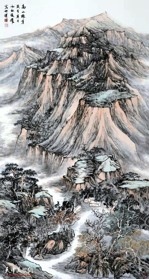 张耀作品：《高山雄尊》