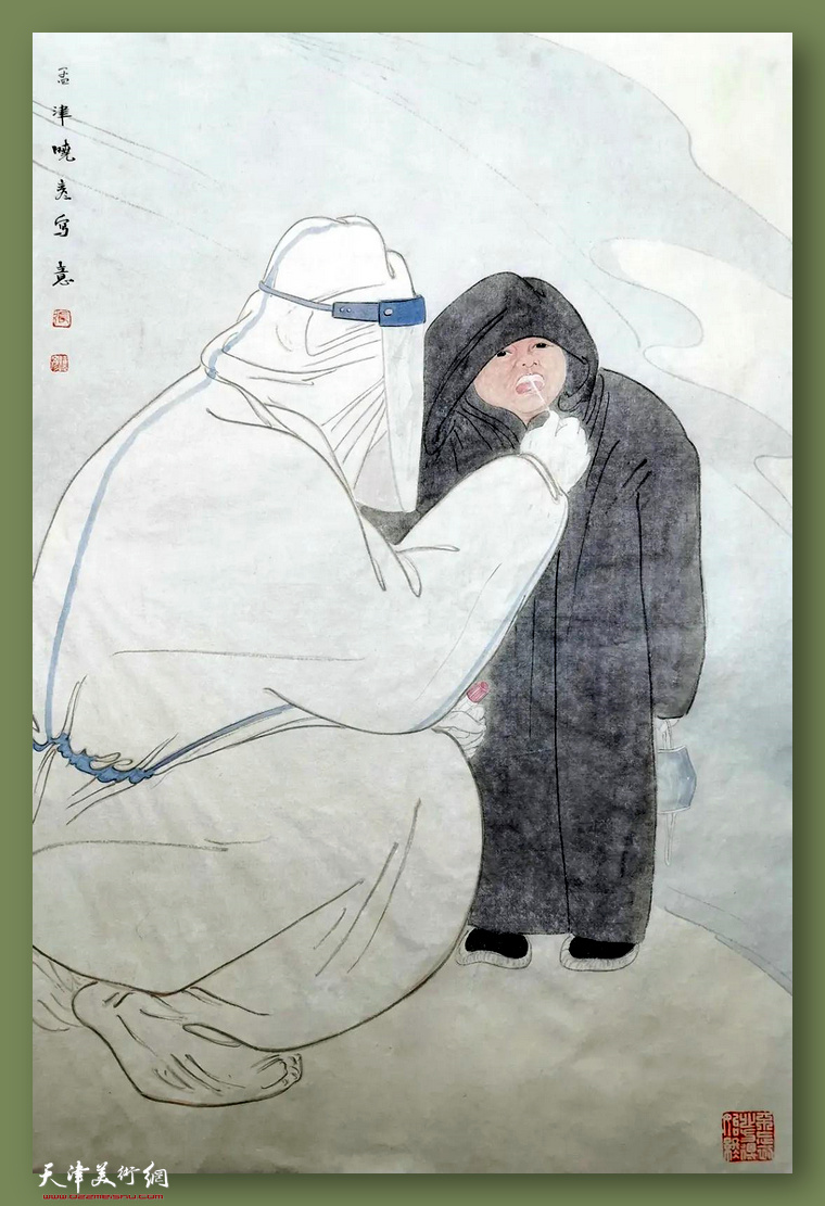 张晓彦作品：《寒风中的温暖》 中国