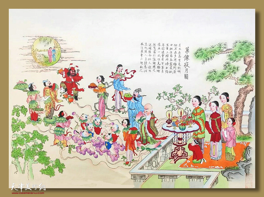 空港经济区文化中心天津杨柳青木版年画特展作品