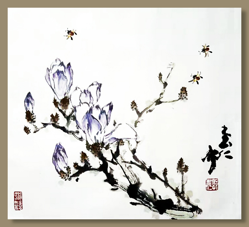 郭书仁先生花鸟画作品