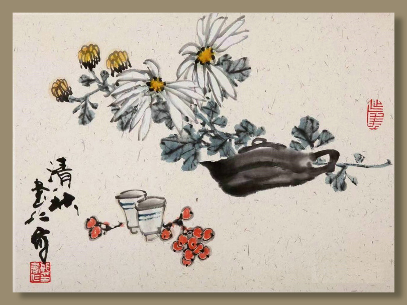 郭书仁先生花鸟画作品