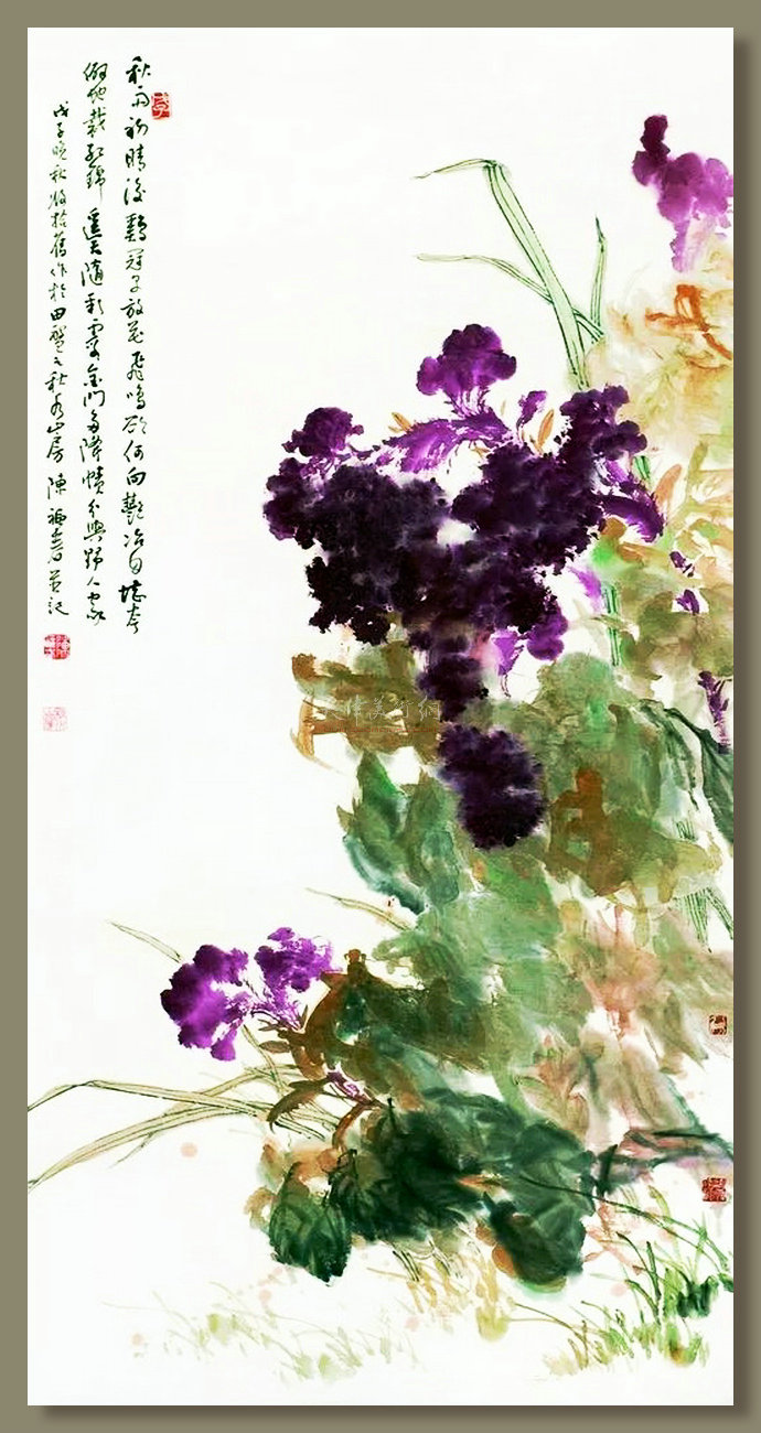 陈福春先生花鸟画作