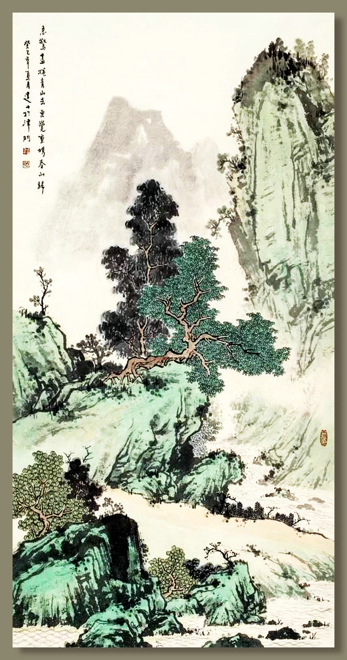 陈福春先生山水画作