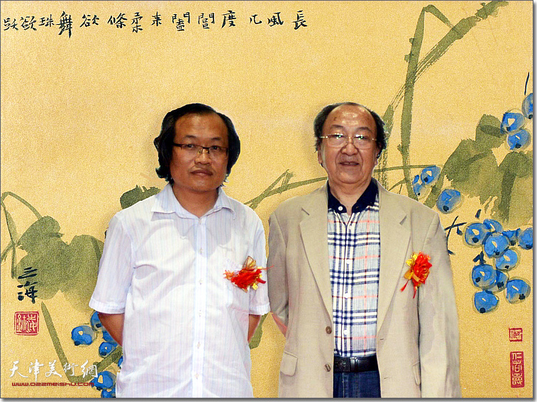 王之海先生与杨惠东社长在一起。