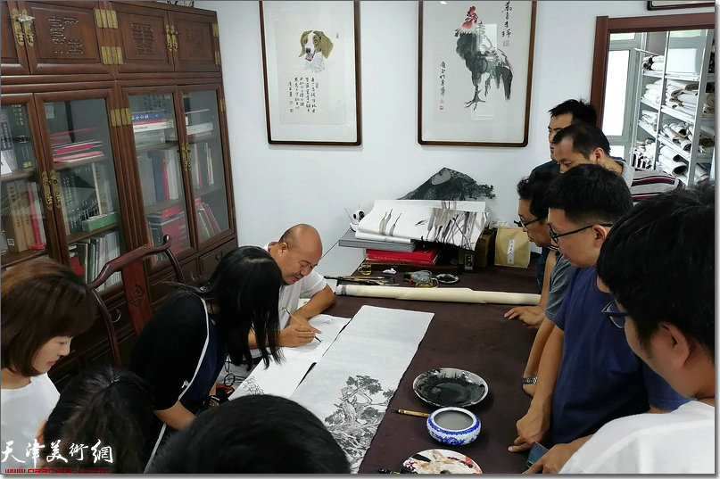 孟庆占老师现场教学。