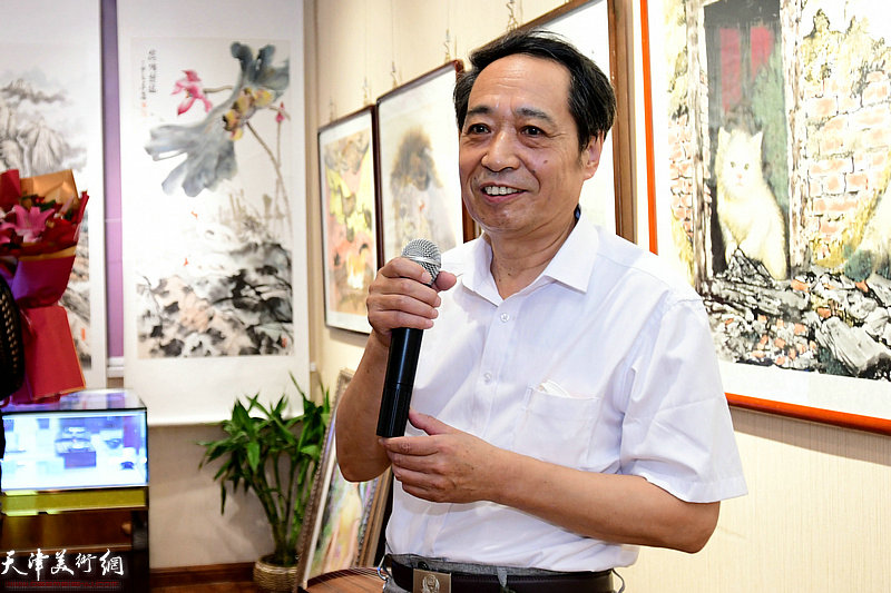 书法家崔炳顺发言