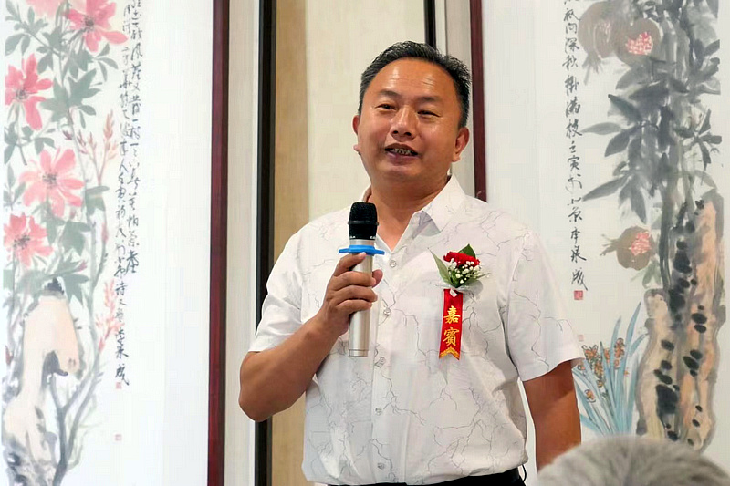 济宁市司法局四级调研员刘焕林讲话。