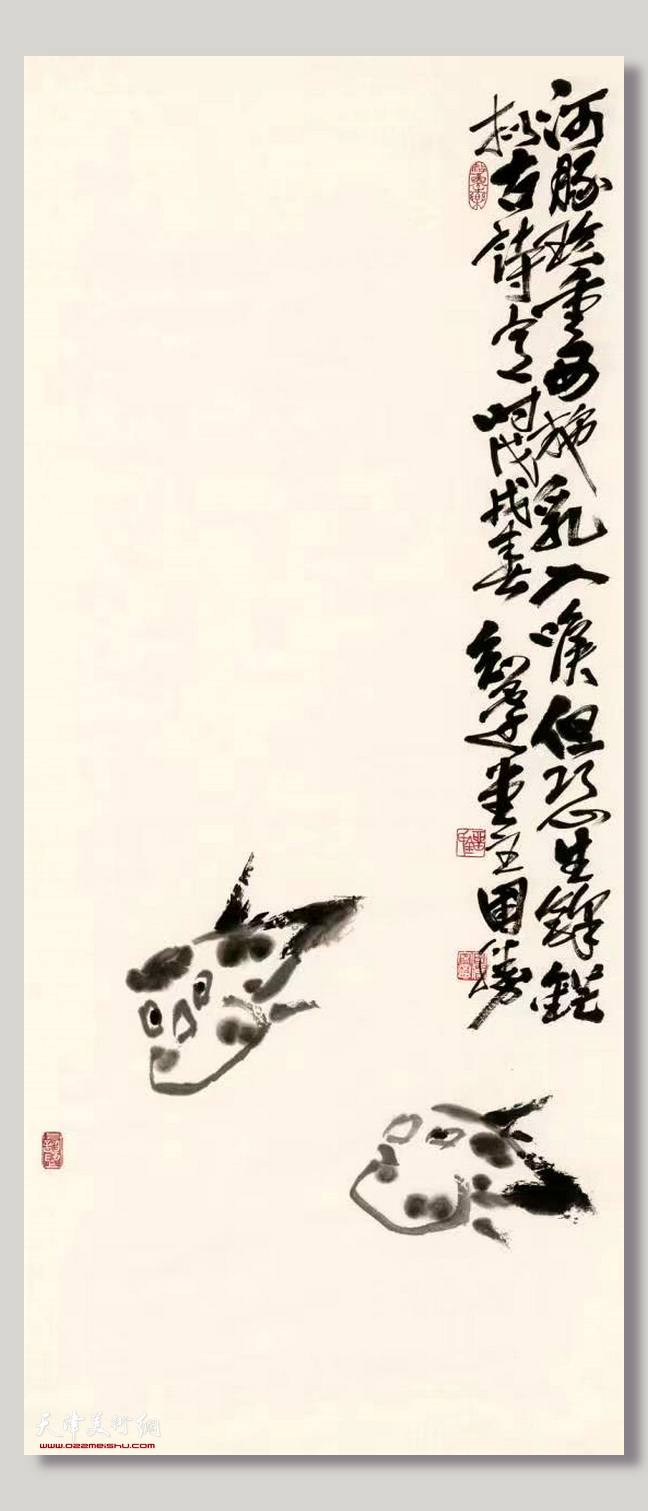 刘国胜国画作品