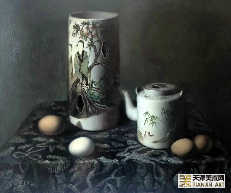 《清风入怀》 52x78cm 油画