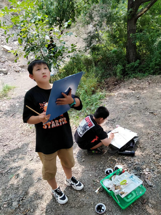怀德书院组织学员到蓟州采风写生,敬畏、领悟“大自然”。