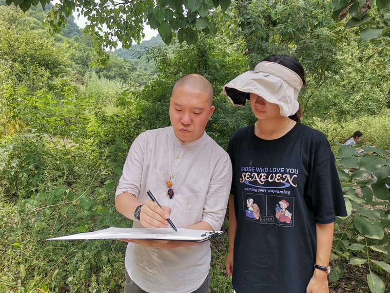 怀德书院组织学员到蓟州采风写生,敬畏、领悟“大自然”。