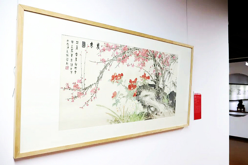 “青春之歌”天津美术学院青年师生主题创作展现场