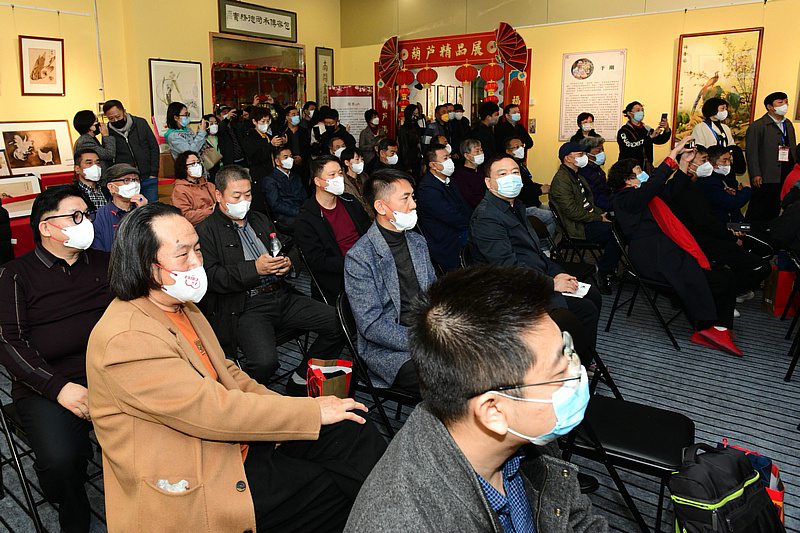 天津荣大花卉第三届葫芦文化艺术节暨工艺品创意技能大赛开幕仪式现场