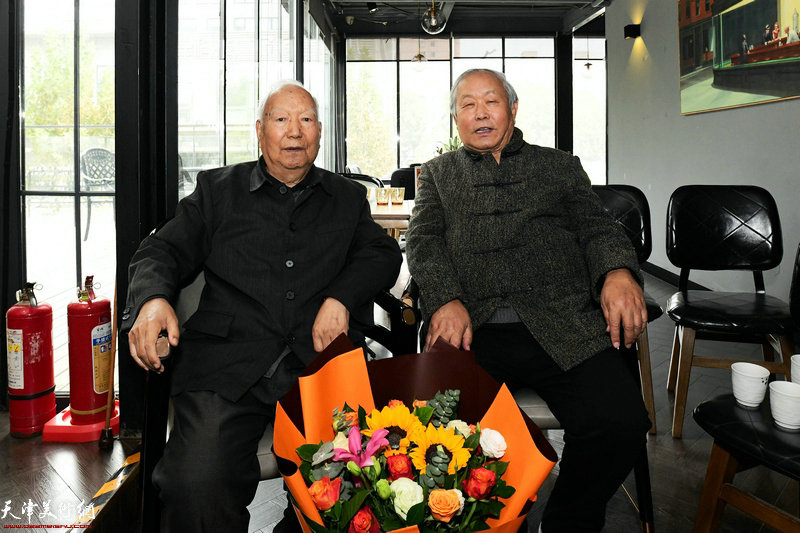 焦俊华、唐云来先生在拜师收徒仪式现场