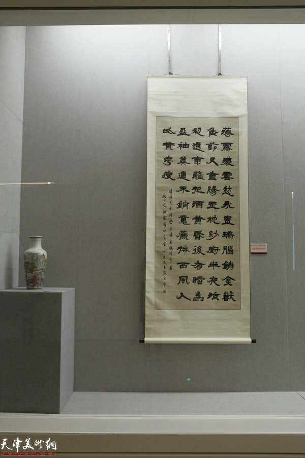 天津美术馆“孟宪维书画展”现场