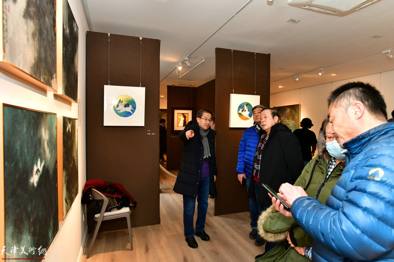 鼎天国际－中国空间“色界Ⅱ·李博隽绘画作品展”现场