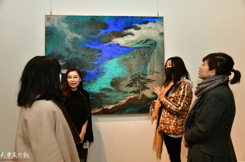 鼎天国际－中国空间“色界Ⅱ·李博隽绘画作品展”现场