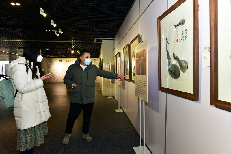 “灿若繁花 癸卯大吉—中国书画名家作品展”现场