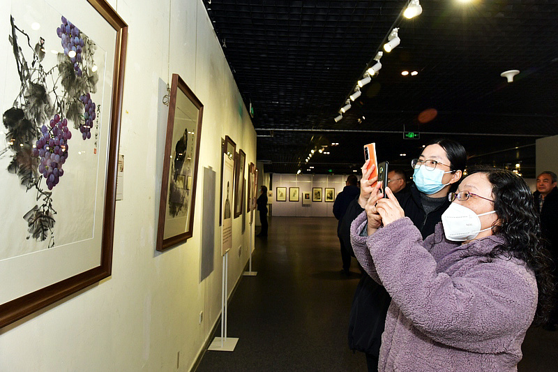 “灿若繁花 癸卯大吉—中国书画名家作品展”现场